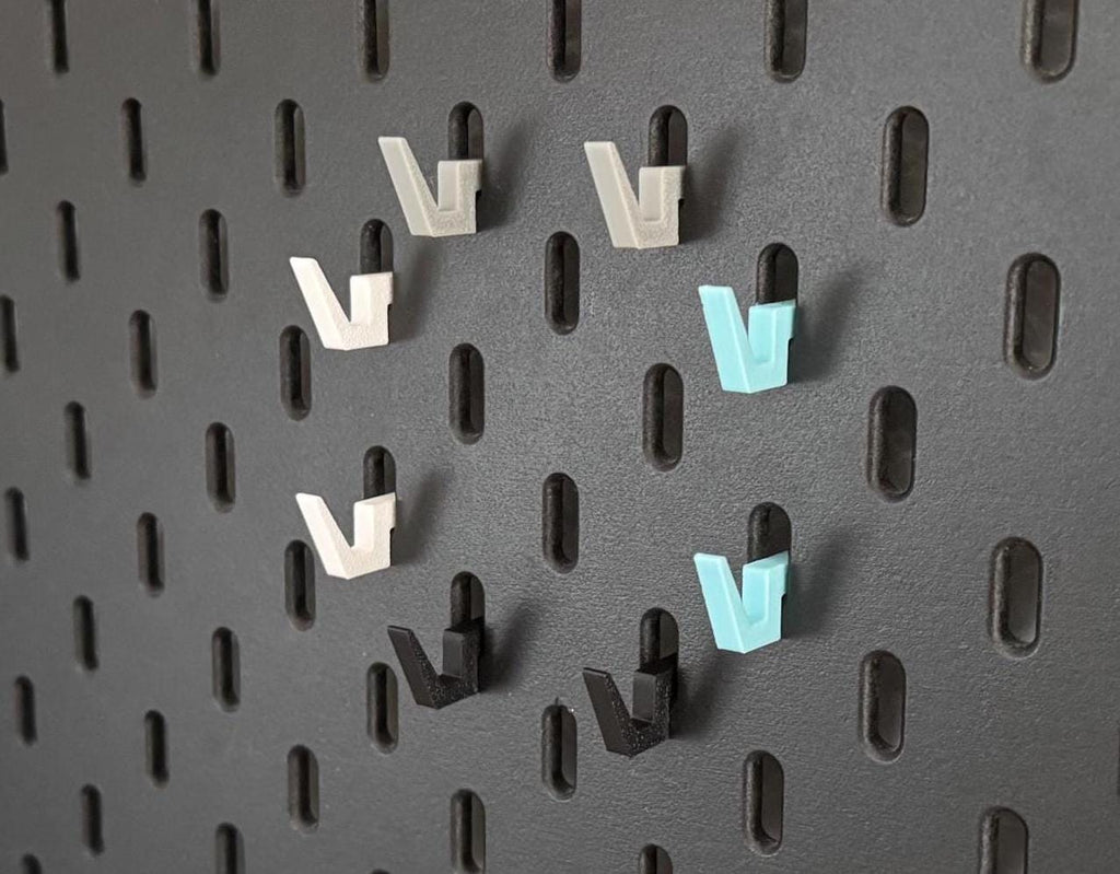 IKEA Skadis Uni Haken – Universeller Haken Pegboard | Organizer für Werkzeugwand | Kabelhalter & Aufhängung für Tools | 3D Druck