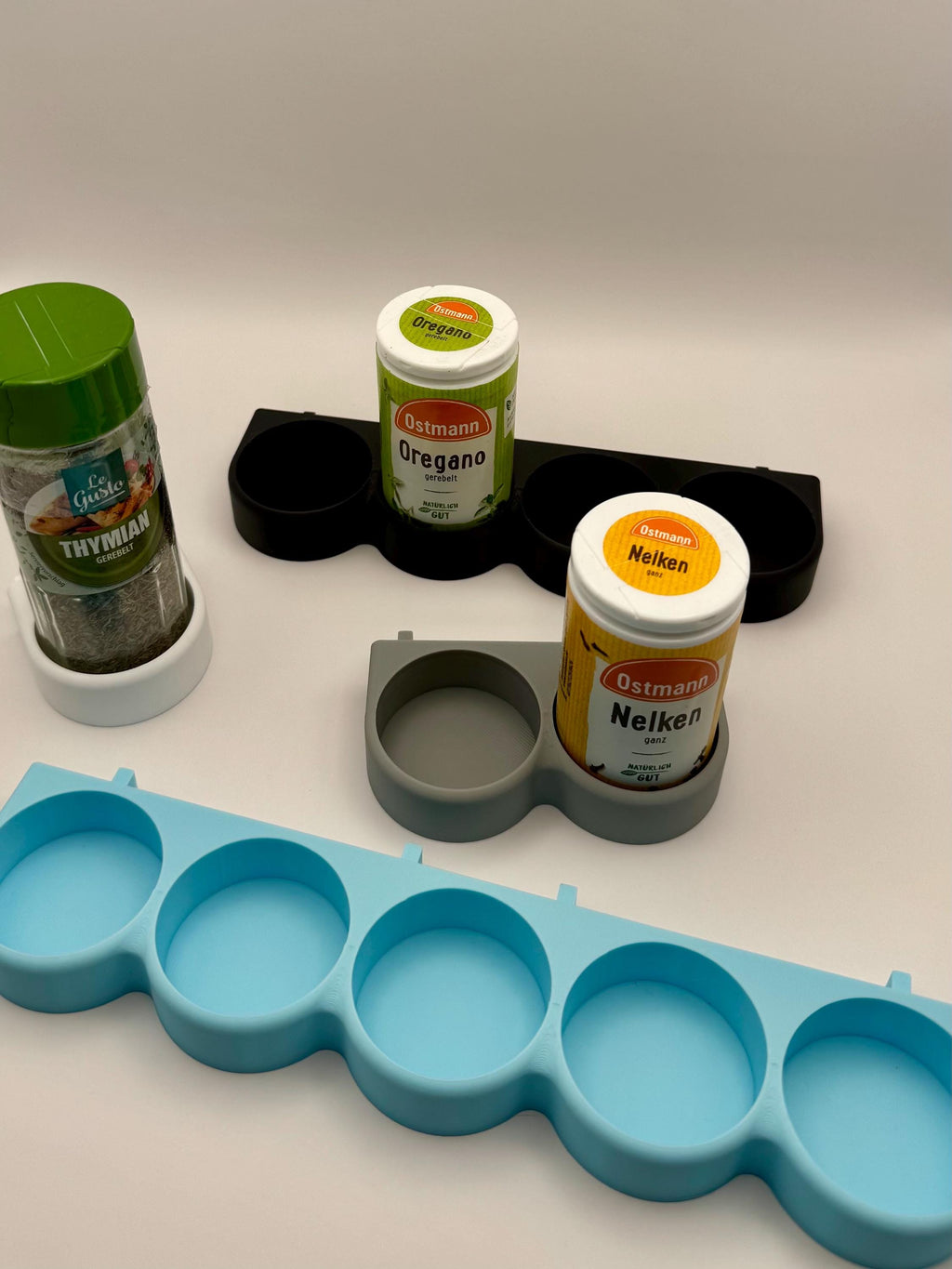 IKEA Skadis Gewürzhalter – Gewürzregal & Kräuter Organizer | Pegboard Zubehör Küche | Universell für Vorrat | 3D Druck