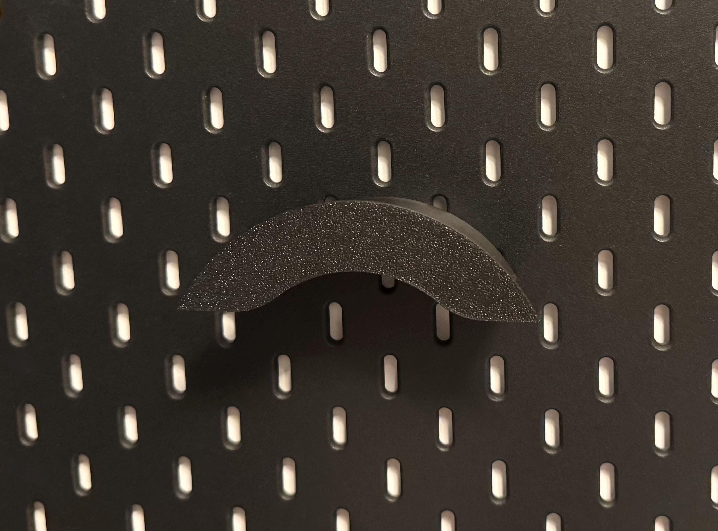 IKEA Skadis Kopfhörer Halter – Headset Wandhalterung | Overear Ständer Organizer | Pegboard Zubehör Büro & Gaming | 3D Druck