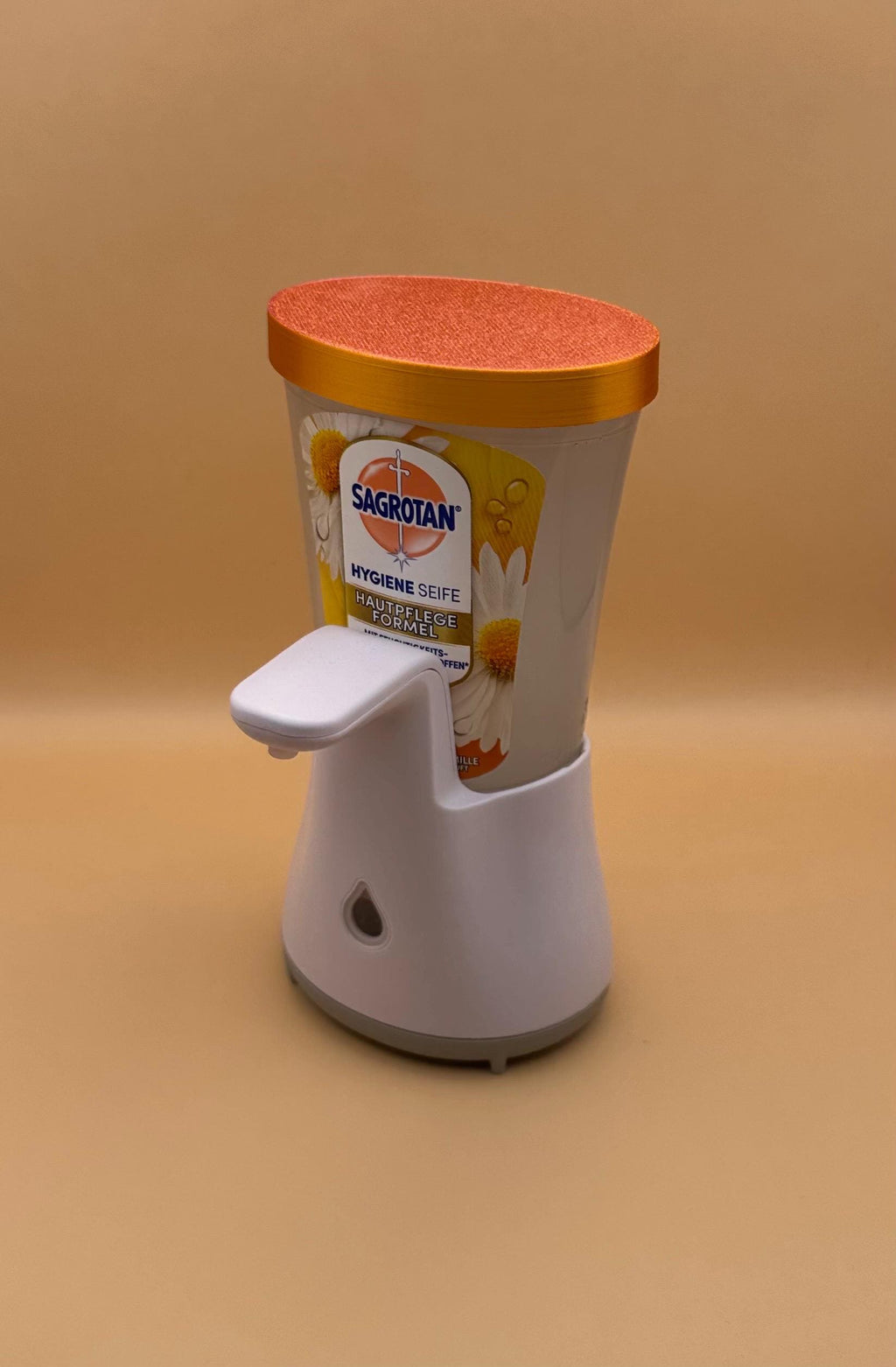 Sagrotan No Touch Deckel für Seifenspender – Abdeckung Nachfüllbarkeit | Passend für Sagrotan & Dettol | 3D Druck