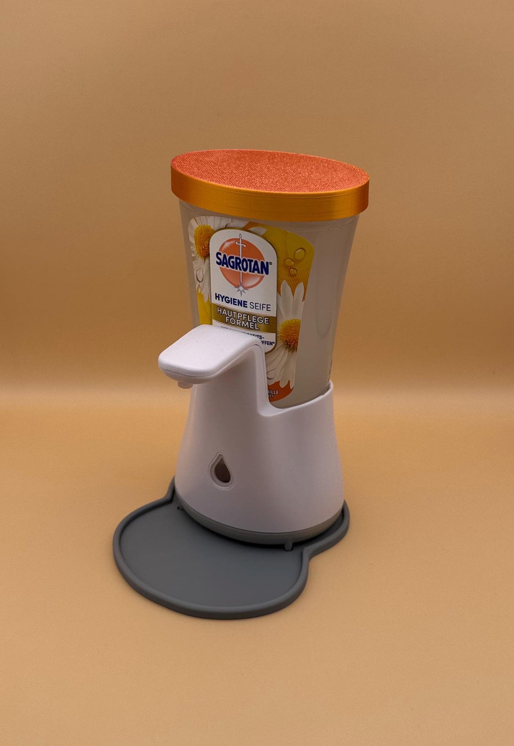 Sagrotan No Touch Deckel für Seifenspender – Abdeckung Nachfüllbarkeit | Passend für Sagrotan & Dettol | 3D Druck