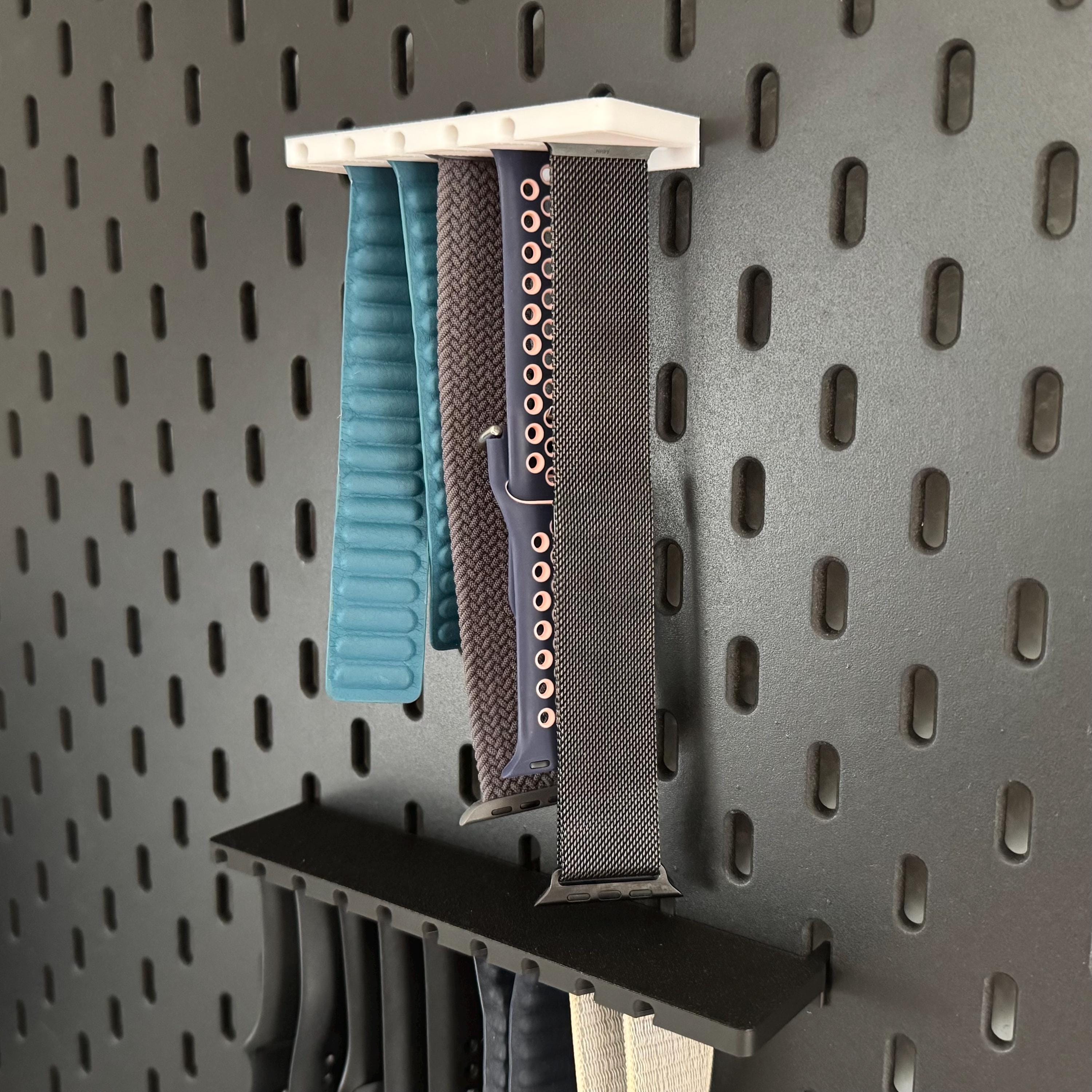 IKEA Skadis Apple Watch Armband Halter – Watch Strap Holder | Pegboard Zubehör | 5er oder 10er | 3D Druck
