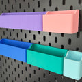 IKEA Skadis Aufbewahrungsboxen – flexible Kleinteile Organizer, 3D Druck, Pegboard Zubehör, Breite 4–20 cm, Tiefe 4 oder 8 cm