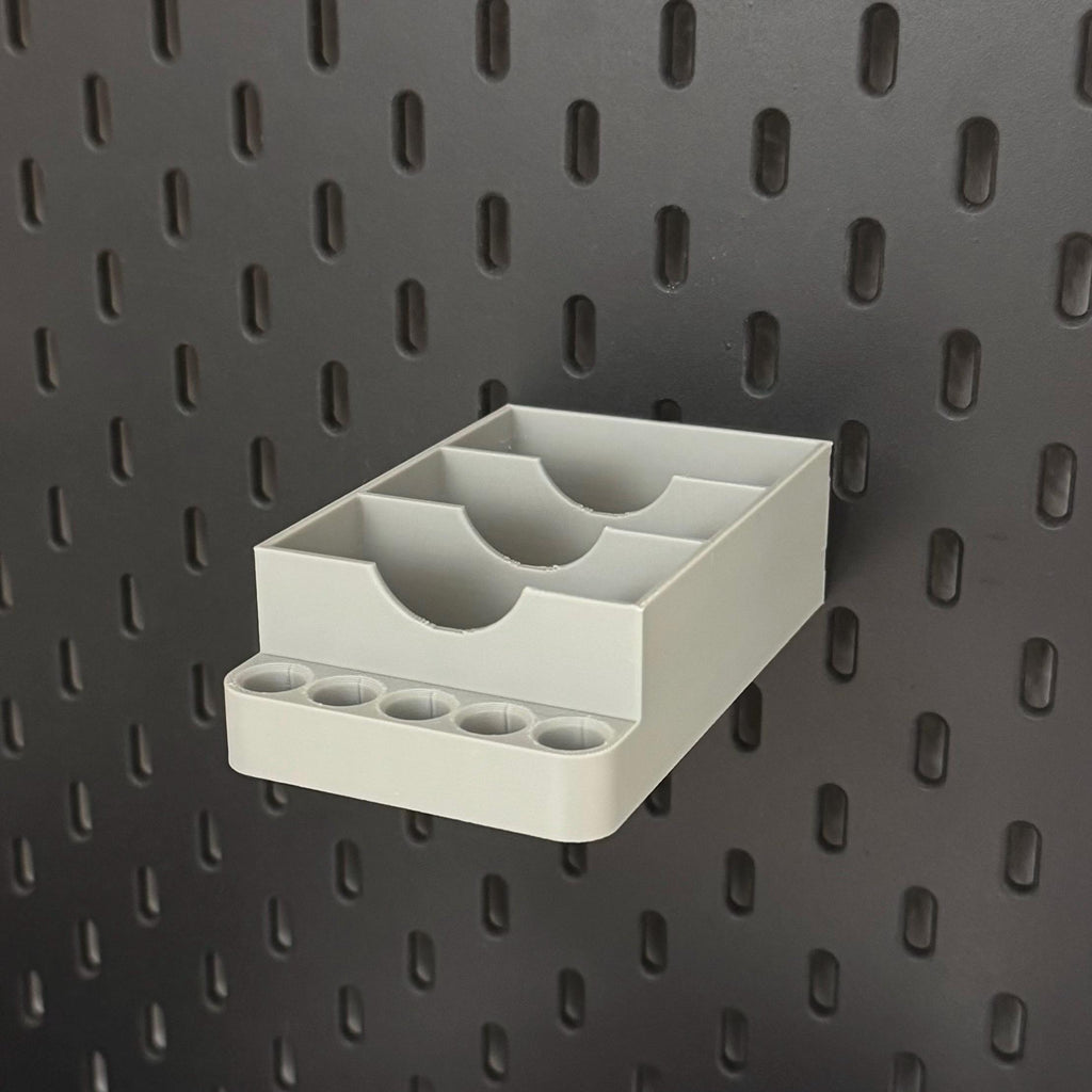 IKEA Skadis Backzutaten Halter – Organizer für Backpulver und Vanillezucker | Puddingpulver & Kräuter | Pegboard Küche | 3D Druck