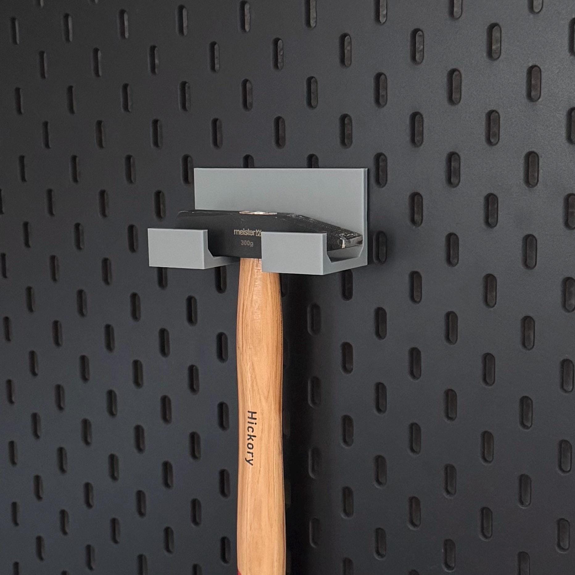 IKEA Skadis Hammer Halter – Hammerhalterung | Werkzeughalter Organizer | Pegboard Zubehör Werkzeugwand | 3D Druck