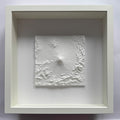 Mount Fuji 3D-gedrucktes Modell im Holz-Rahmen (27 × 27 cm)