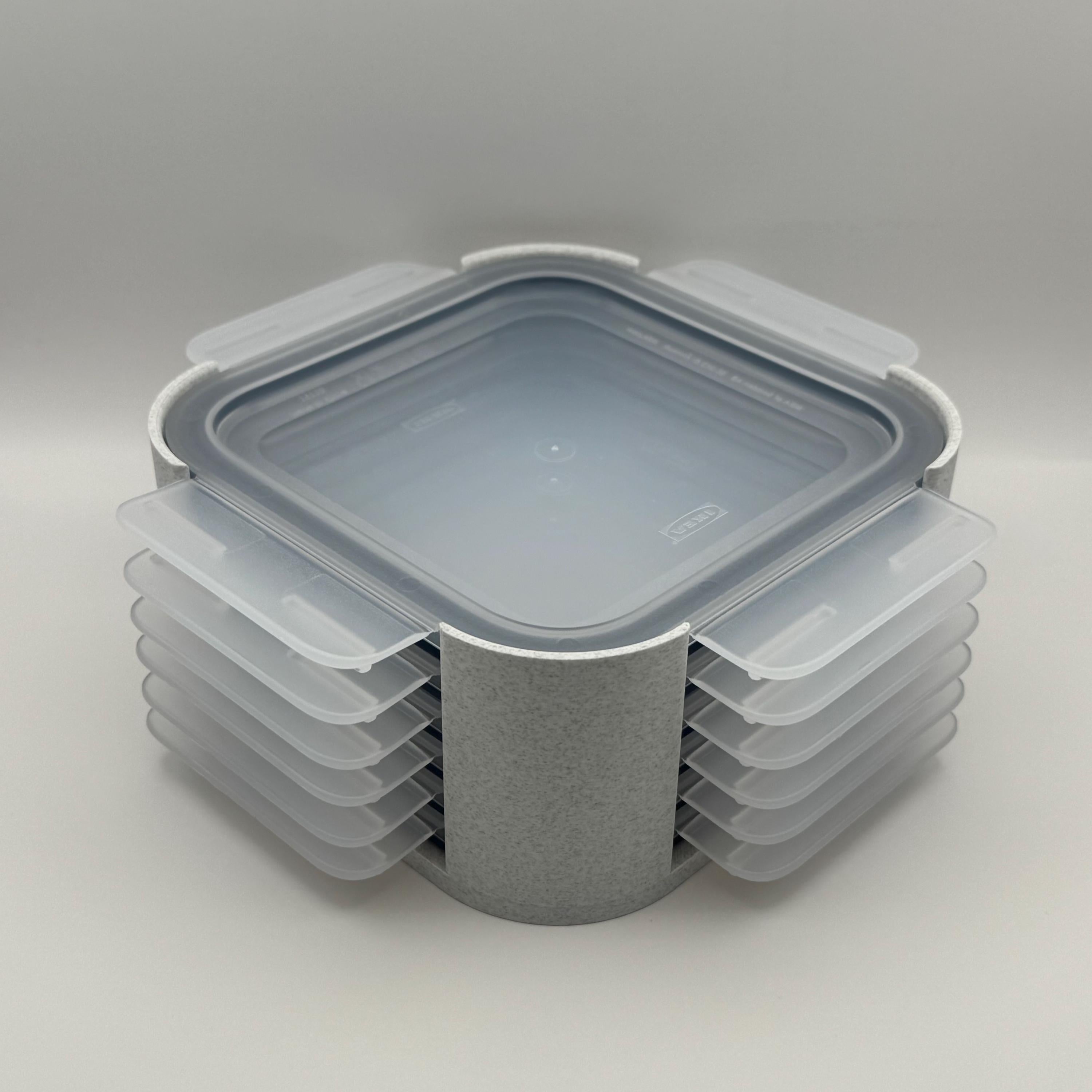 Deckelhalter für IKEA 365+ Vorratsbehälter – 6 oder 10 Deckel