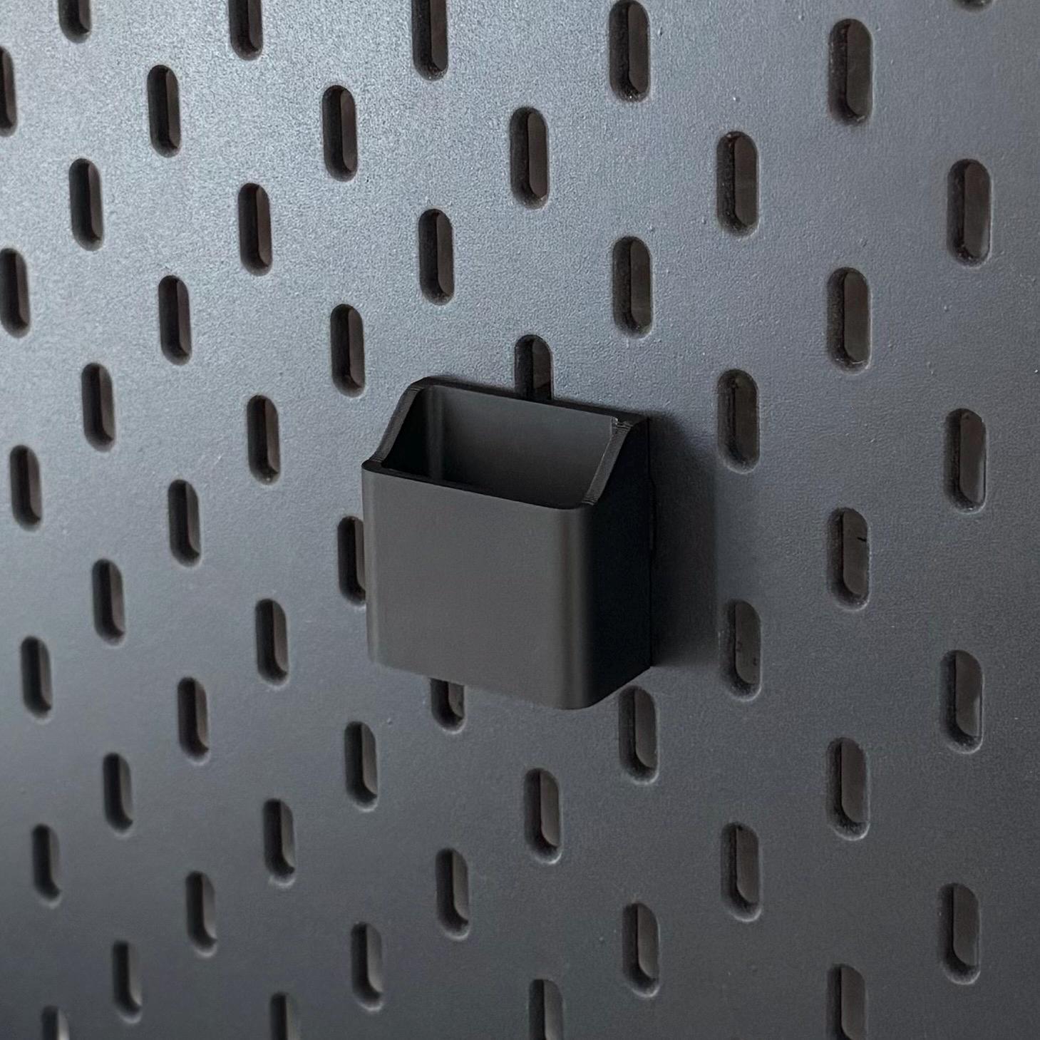 IKEA Skadis Zollstock Halter – Meterstab Halterung | Pegboard Zubehör Werkzeugwand | 17 mm Tiefe | 35/40 mm Breite | 3D Druck