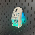 IKEA Skadis Gaming Maushalter – Mausablage & Mouse Holder | Pegboard Wandhalterung | Desk Setup Organizer | 3D Druck