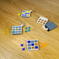 Tic Tac Toe Reisespiel – 3D-gedrucktes Mini-Spiel mit Schublade & optionalem Schlüsselanhänger, Reise-Geschenk, portable Spielfigur-Box